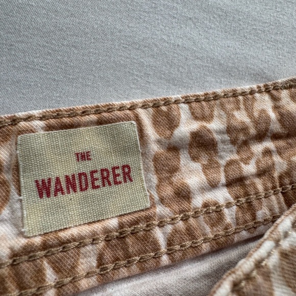By Anthropologie the Wanderer Pants Size 26 Pink Cheetah - Picture 5 of 8